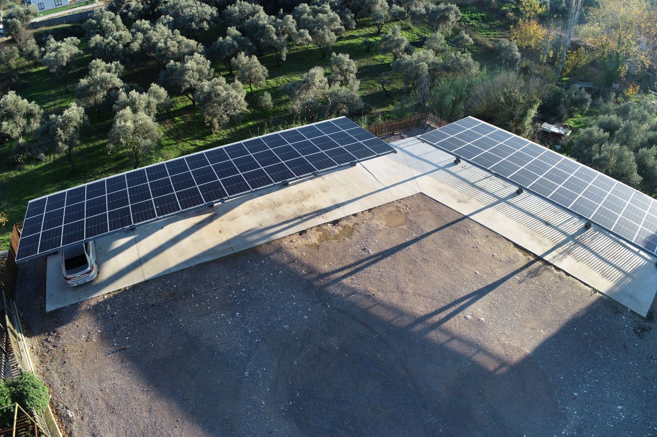 İzmir Buca Carport GES Yapımı